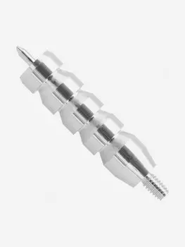 Вишер короткий ЧИСТОGUN дюраль, резьба "папа", дюймовая, 8/32, Серебряный