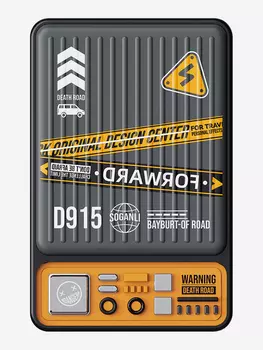 Внешний аккумулятор ROCK Travel Series P90 20W Travel Series Magnetic Wireless Powerbank 10000mAh черный, Черный