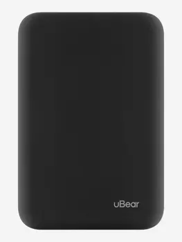 Внешний Аккумулятор uBear Flow (10000mAh/20W/MagSafe/SoftTouch) чёрный, Черный