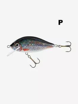 Воблер для рыбалки Jaxon Karas 11 P плавающий 11 см 39 гр, Серый