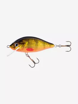 Воблер для рыбалки Jaxon Karas 6 OМ плавающий 5,5 см 6 гр заглубление 0,2-1,2 м, Желтый