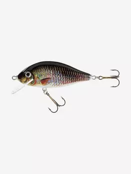 Воблер для рыбалки Jaxon Karas 6 W плавающий 5,5 см 6 гр заглубление 0,2-1,2 м, Коричневый