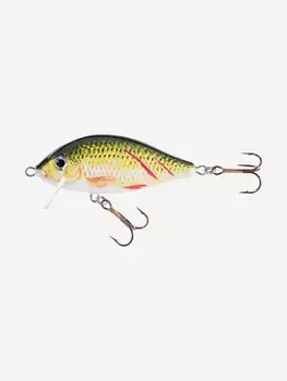 Воблер для рыбалки Jaxon Karas SW мелководный 8 см 13 гр #KRX, Зеленый