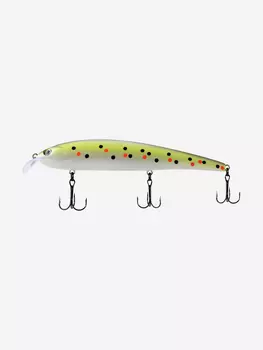 Воблер для рыбалки LureMax BOMBA KILLER 105FDR-123 11,5г., для троллинга (судак, щука), Зеленый