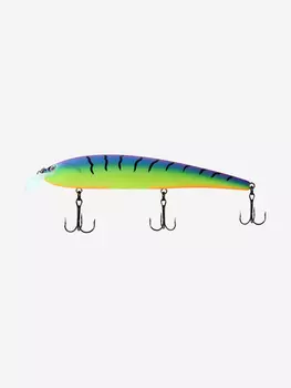 Воблер для рыбалки LureMax BOMBA KILLER 105FDR-026 11,5г., для троллинга (судак, щука), Зеленый