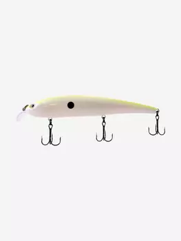 Воблер для рыбалки LureMax BOMBA KILLER 120FDR-135 16,5 г., для троллинга (судак, щука), Белый