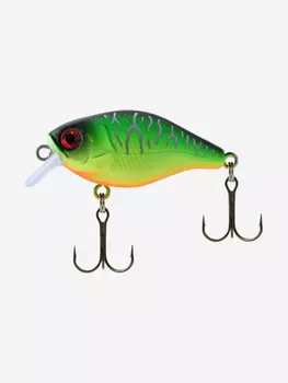 Воблер для рыбалки LureMax KABUTO 38F SR-075 3,8g, на голавля, окуня и форель, Зеленый