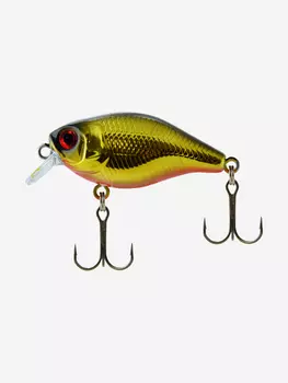 Воблер для рыбалки LureMax KABUTO 38F SR-002 3,8g, на голавля, окуня и форель, Золотой