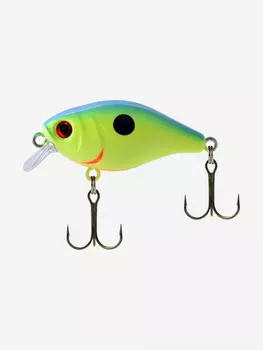 Воблер для рыбалки LureMax KABUTO 38F SR-015 3,8g, на голавля, окуня и форель, Голубой