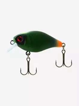 Воблер для рыбалки LureMax KABUTO 38F SR-195 3,8g, на голавля, окуня и форель, Зеленый