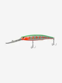 Воблер для рыбалки LureMax MOIVA 120F SDDR-043 26 г., для троллинга, Серебряный