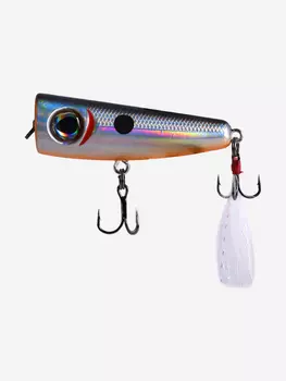 Воблер для рыбалки LureMax POPPI 49F-035 4 г плавающий, Серебряный