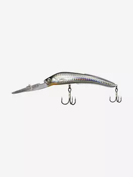 Воблер для рыбалки LureMax SOM 117F SDDR-001 25 г., для троллинга, Серебряный