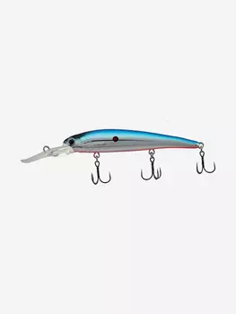 Воблер для рыбалки LureMax ZIF 120F DDR-012 19 г., на судака, щуку, сома, для троллинга, Серебряный