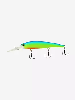 Воблер для рыбалки LureMax ZIF 120F DDR-015 19 г., на судака, щуку, сома, для троллинга, Зеленый