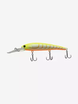 Воблер для рыбалки LureMax ZIF 120F DDR-024 19 г., на судака, щуку, сома, для троллинга, Желтый