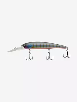 Воблер для рыбалки LureMax ZIF 120F DDR-027 19 г., на судака, щуку, сома, для троллинга, Серый