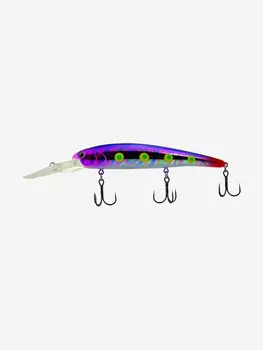 Воблер для рыбалки LureMax ZIF 120F DDR-062 19 г., на судака, щуку, сома, для троллинга, Фиолетовый