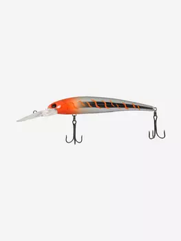 Воблер для рыбалки LureMax ZIF 90F DDR-080 8,5 г., на судака, щуку, сома, для троллинга, Серый