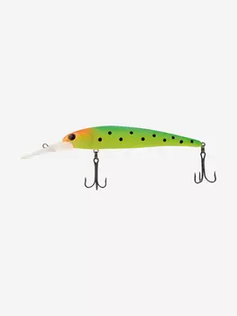 Воблер для рыбалки LureMax ZIF 90F DDR-042 8,5 г., на судака, щуку, сома, для троллинга, Зеленый