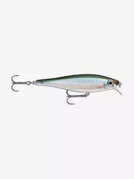 Воблер для рыбалки RAPALA BX Minnow 07, 7 см, 7 г, цвет BBH, плавающий, Серебряный