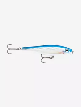 Воблер для рыбалки RAPALA BX Minnow 07, 7 см, 7 г, цвет BLP, плавающий, Голубой