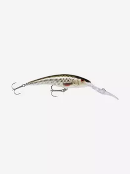 Воблер для рыбалки RAPALA Deep Tail Dancer 09, 9см, 13гр, цвет ROL, плавающий, Коричневый