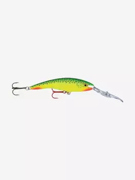 Воблер для рыбалки RAPALA Deep Tail Dancer 11, 11см, 22гр, цвет GPT, плавающий, Зеленый