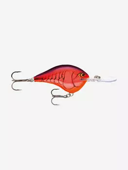 Воблер для рыбалки RAPALA Dives-To 16, 7см, 22гр, цвет DMN , плавающий, Красный