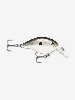 Воблер для рыбалки RAPALA Dives-To 16, 7см, 22гр, цвет PGS , плавающий, Серый