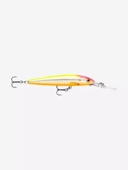 Воблер для рыбалки RAPALA Down Deep Husky Jerk 10, 10см, 11гр, цвет CLS, нейтральный, Желтый