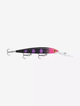 Воблер для рыбалки RAPALA Down Deep Husky Jerk 12, 12см, 15гр, цвет BLKL, нейтральный, Розовый