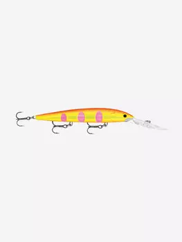 Воблер для рыбалки RAPALA Down Deep Husky Jerk 12, 12см, 15гр, цвет DSC, нейтральный, Розовый