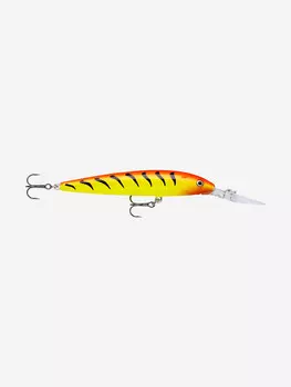 Воблер для рыбалки RAPALA Down Deep Husky Jerk 14, 14см, 23гр, цвет HT, нейтральный, Желтый