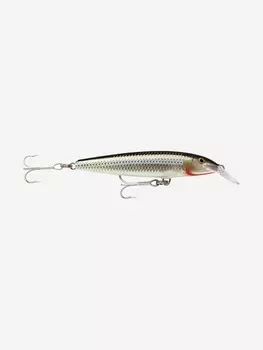 Воблер для рыбалки RAPALA Floating Magnum 14, 14см, 22гр, цвет SH, плавающий, Серый