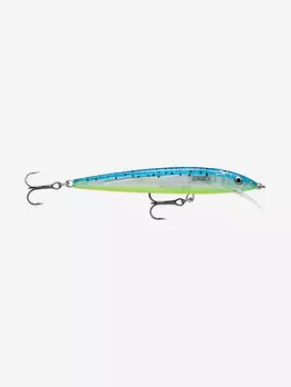 Воблер для рыбалки RAPALA Husky Jerk 10, 10см, 10гр, цвет GBM, нейтральный, Голубой