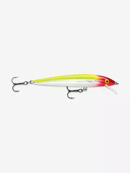 Воблер для рыбалки Rapala Husky Jerk 12, 12см, 13гр, цвет CLN, нейтральный, Желтый