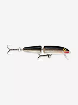 Воблер для рыбалки RAPALA Jointed 09, 9см, 7гр, цвет S, плавающий, Черный