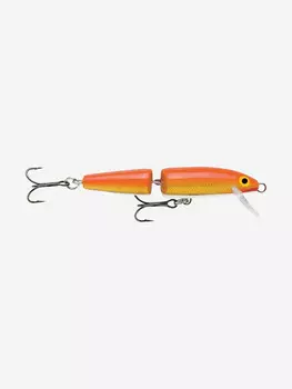 Воблер для рыбалки RAPALA Jointed 11, 11см, 9гр, цвет GFR, плавающий, Оранжевый
