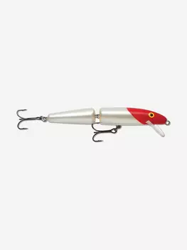 Воблер для рыбалки RAPALA Jointed 13, 13см, 18гр, цвет RH, плавающий, Серебряный