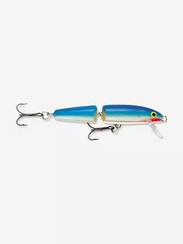 Воблер для рыбалки RAPALA Jointed 13, 13см, 18гр, цвет B, плавающий, Голубой