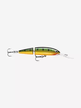 Воблер для рыбалки RAPALA Jointed Deep Husky Jerk 08, 8см, 5гр, цвет P, нейтральный, Зеленый
