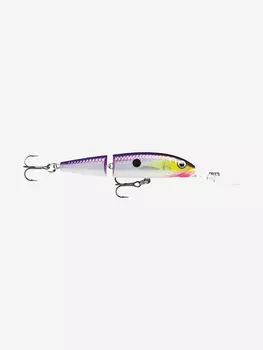 Воблер для рыбалки RAPALA Jointed Deep Husky Jerk 08, 8см, 5гр, цвет PDS, нейтральный, Серебряный