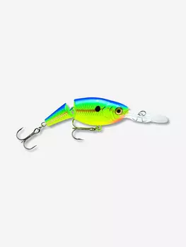 Воблер для рыбалки RAPALA Jointed Shad Rap 05, 5см, 8гр, цвет PRT, нейтральный, Зеленый