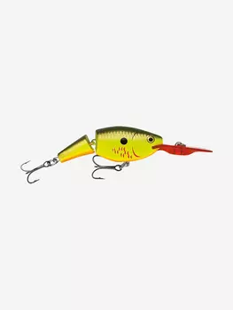 Воблер для рыбалки Rapala Jointed Shad Rap 05, 5см, 8гр, цвет BHO, нейтральный, Зеленый