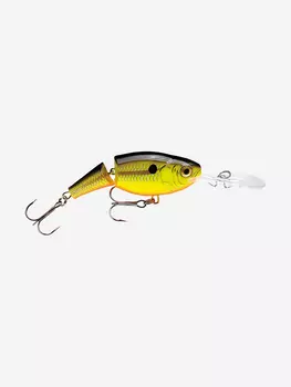 Воблер для рыбалки Rapala Jointed Shad Rap 05, 5см, 8гр, цвет CB, нейтральный, Желтый