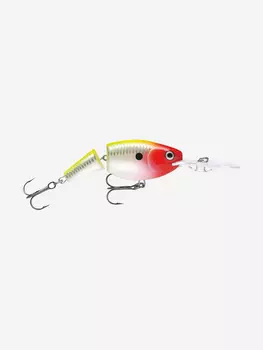 Воблер для рыбалки RAPALA Jointed Shad Rap 05, 5см, 8гр, цвет CLN, нейтральный, Желтый