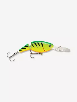 Воблер для рыбалки RAPALA Jointed Shad Rap 09, 9см, 25гр, цвет FT, нейтральный, Зеленый