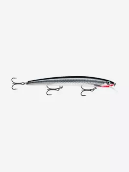 Воблер для рыбалки RAPALA MaxRap 11, 11см, 13гр, цвет BSBL, нейтральный, Серебряный