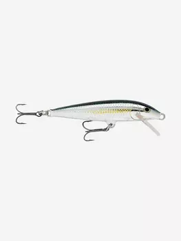 Воблер для рыбалки RAPALA Original Floater 13, 13см, 7гр, цвет ALB, плавающий, Серебряный